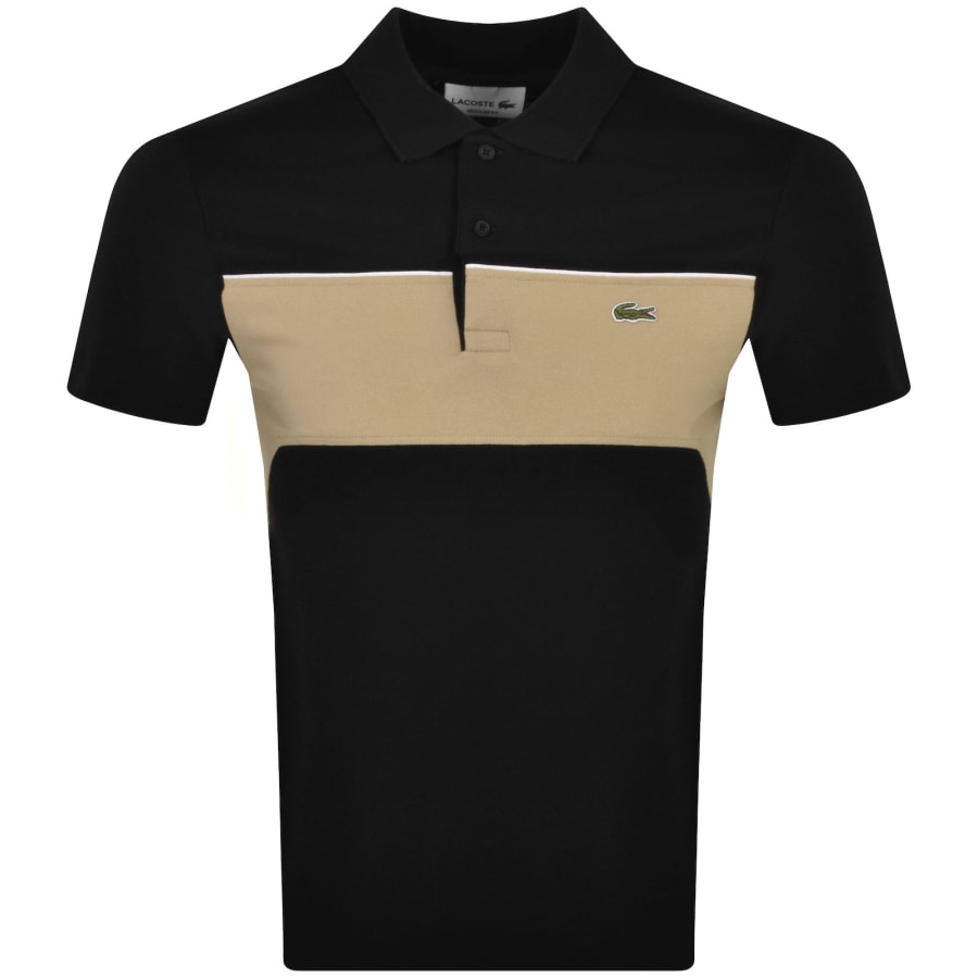 Lacoste Short Sleeve Polo T Shirt Black